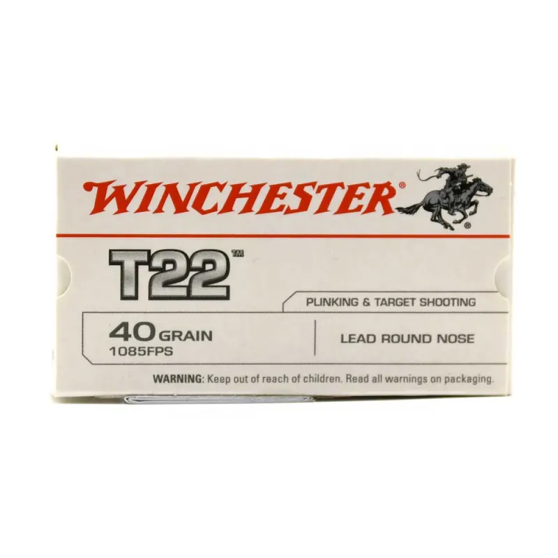 Boite de 50 balles polyvalentes 22LR 40grs T22 330m/s