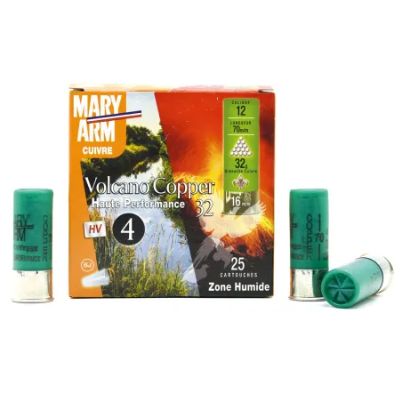 Boîte de 25 cartouches Volcano Copper 32HP 12/70 32g