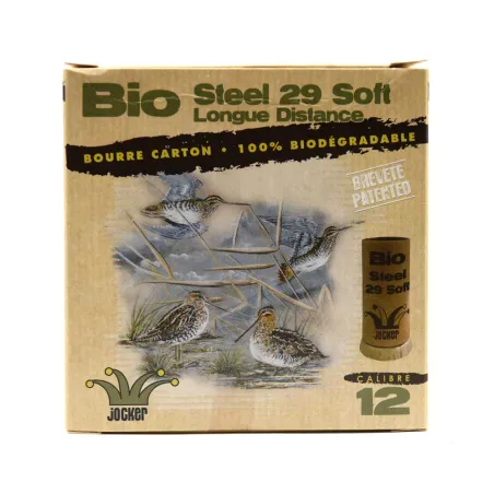 Boite de 25 Cartouches Bio Steel bourre biodégradable 29 g 12/70