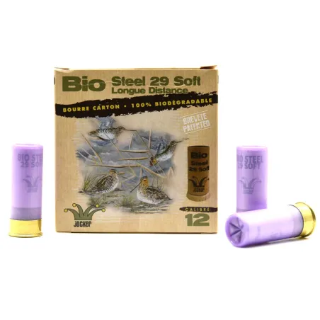 Boite de 25 Cartouches Bio Steel bourre biodégradable 29 g 12/70