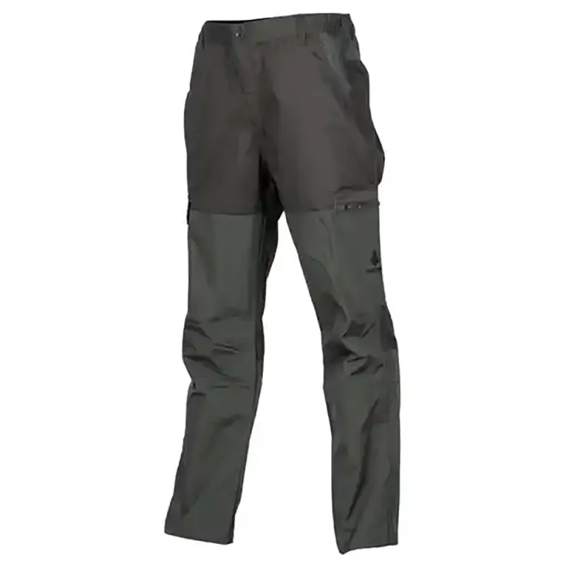 Pantalon chasse enfant 6 poches polyester coton vert 14 et 16 ans
