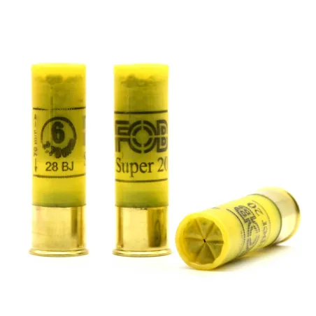 Boite de cartouches Super cal 20/70 bourre jupe 28g pb4 391m/s
