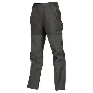 Pantalon chasse enfant 6 poches polyester coton vert 6 à 12 ans