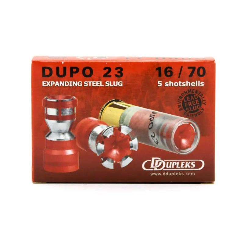 Cartouche Ddupleks® sans plomb (boîte de 5) cal. 16/70