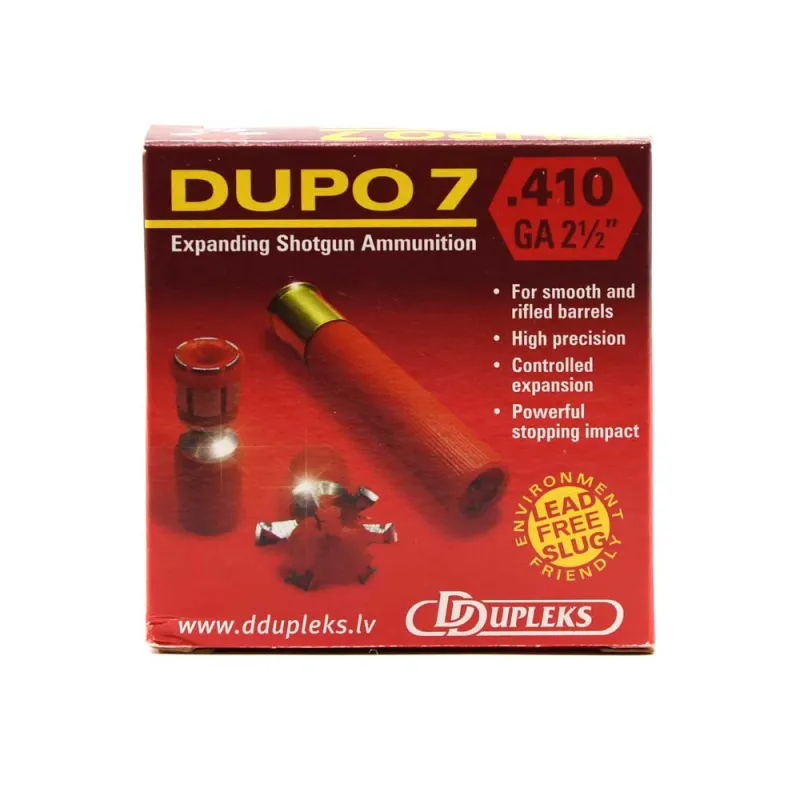 Cartouche Ddupleks® sans plomb (boîte de 5) cal.410