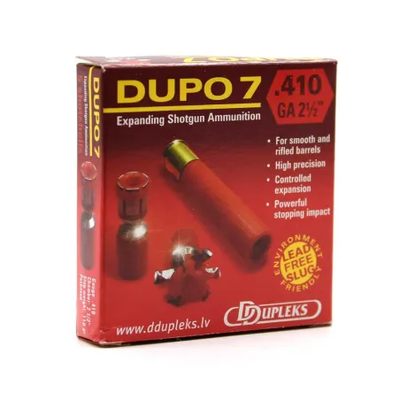 Cartouche Ddupleks® sans plomb (boîte de 5) cal.410