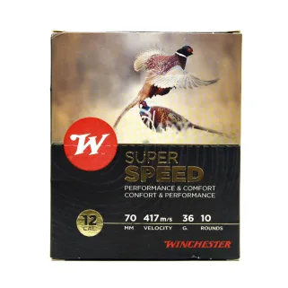 Boite de 10 cartouches Super Speed bourre jupe 12-70 36g 417m/s