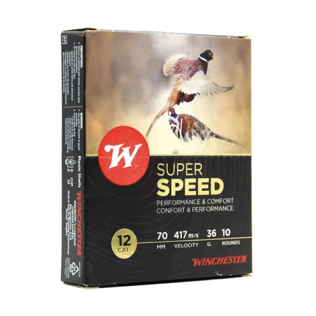 Boite de 10 cartouches Super Speed bourre jupe 12-70 36g 417m/s