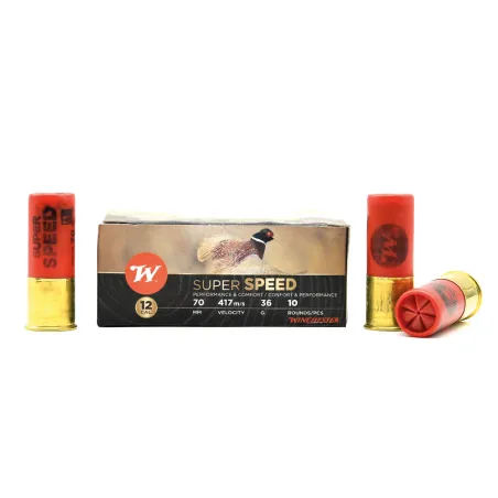 Boite de 10 cartouches Super Speed bourre jupe 12-70 36g 417m/s