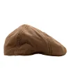 Casquette gavroche Texas anti-UV coton marron T61