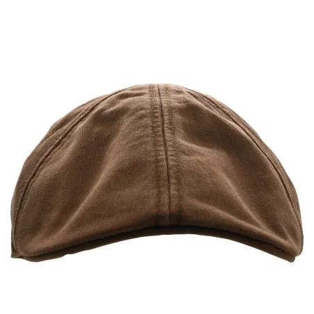 Casquette gavroche Texas anti-UV coton marron T61