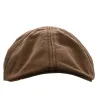 Casquette gavroche Texas anti-UV coton marron T61