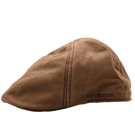 Casquette gavroche Texas anti-UV coton marron T61