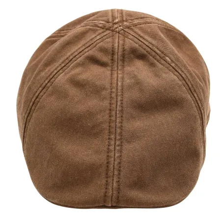 Casquette gavroche Texas anti-UV coton marron T61