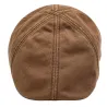 Casquette gavroche Texas anti-UV coton marron T61