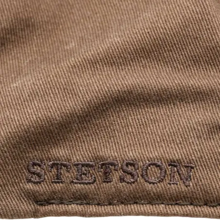 Casquette gavroche Texas anti-UV coton marron T61