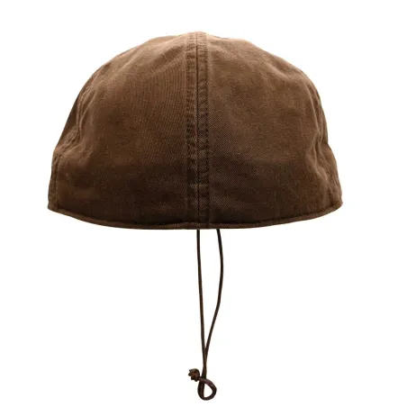Casquette gavroche Texas anti-UV coton marron T61