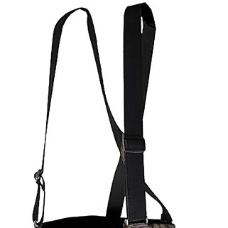 Bretelles cuissard Corduryl 2 reposes mains nylon polyester noir