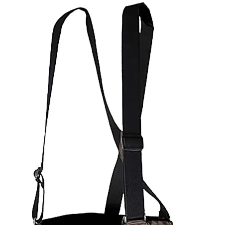 Bretelles cuissard Corduryl 2 reposes mains nylon polyester noir