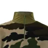 Sweat polyester col montant zippé polaire camo CE Taille M
