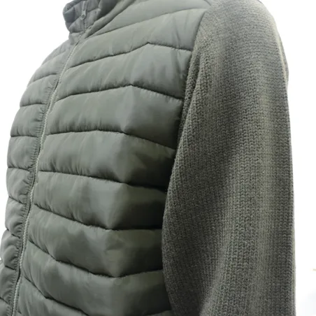 Doudoune matelassée nylon déperlant manches en maille Taille 2XL