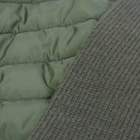 Doudoune matelassée nylon déperlant manches en maille Taille 2XL