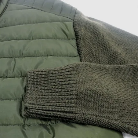 Doudoune matelassée nylon déperlant manches en maille Taille 2XL