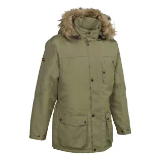 Parka unisexe Warm rembourrée 8 poches polyester kaki Taille 3XL