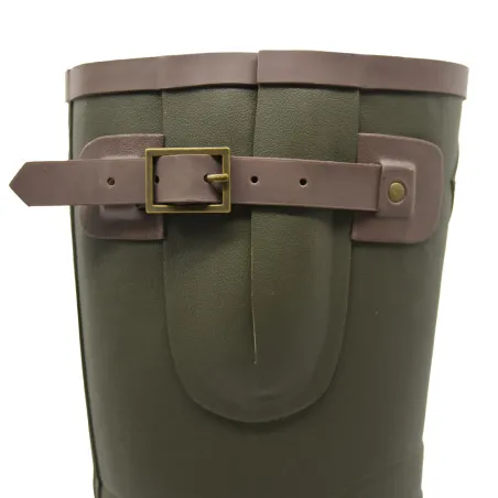 Bottes de chasse Texas antidérapantes caoutchouc kaki 42 et 44