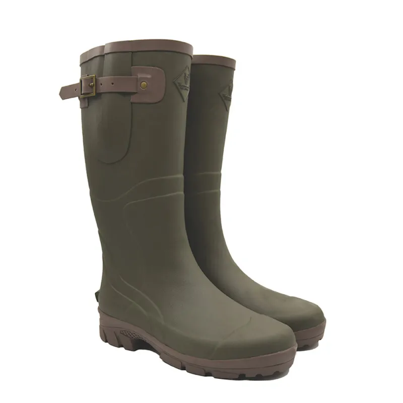 Bottes de chasse Texas antidérapantes caoutchouc kaki