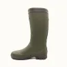 Bottes de chasse Alaska soufflet Zip caoutchouc kaki en 45