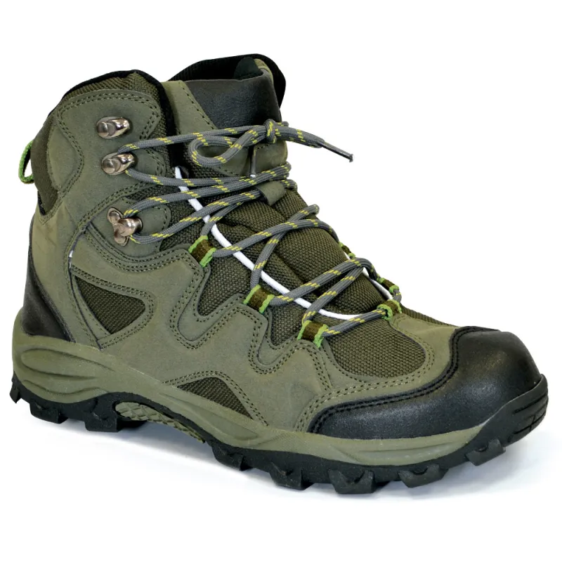 Chaussures de randonnée Commanche polyester nubuck kaki 36 à 47