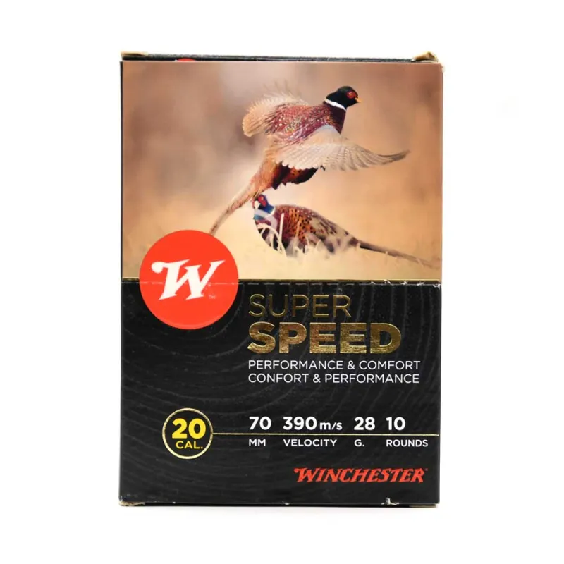 Boite de 10 cartouches Super Speed bourre jupe 20-70 28g 390m/s