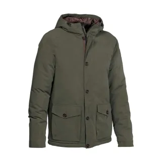 Parka homme déperlante Highland 4 poches polyester kaki taille M