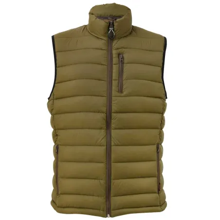 Doudoune sans manche polyamide kaki M à 2XL