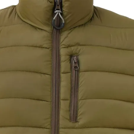 Doudoune sans manche polyamide kaki M à 2XL