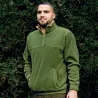 Pull polaire de chasse kaki Luxe taille S à 3XL