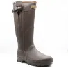 Bottes full zip Rambouillet caoutchouc marron 37 à 47