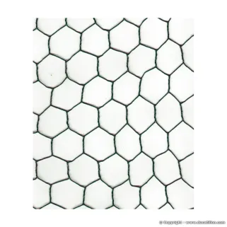 Grillage maille hexagonale 25 mm plastifié vert – durable et décoratif | Ducatillon