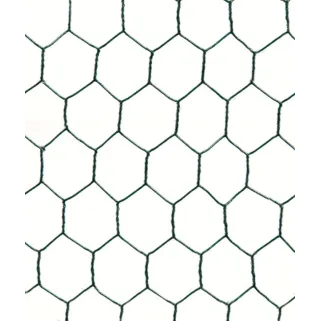 Grillage maille hexagonale 25 mm plastifié vert – durable et décoratif | Ducatillon