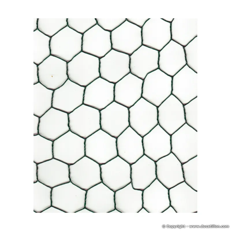 Grillage maille hexagonale 25 mm plastifié vert – durable et décoratif | Ducatillon