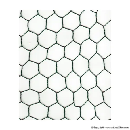 Grillage maille hexagonale 25 mm plastifié vert – durable et décoratif | Ducatillon