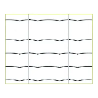 Grillage rigide soudé galvanisé, rempart lourd H.1,4 m 50 m