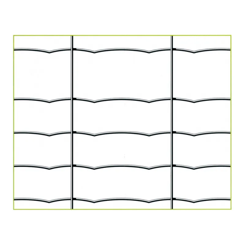Grillage rigide soudé galvanisé, rempart lourd H.1,4 m 50 m