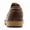 Chaussures bateau semelle crantée synthétique marron 40 à 46