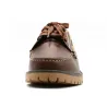 Chaussures bateau semelle crantée synthétique marron 40 à 46