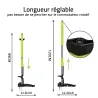 Griffe d’arrache-herbe manuelle aluminium 98 cm