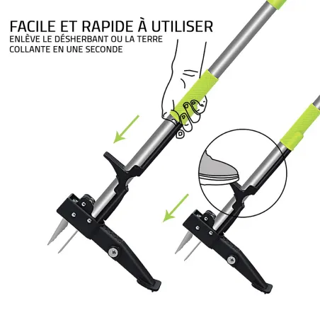 Griffe d’arrache-herbe manuelle aluminium 98 cm