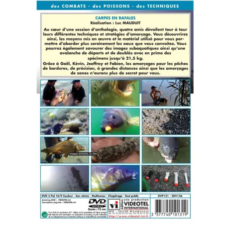 DVD : Carpes en rafales : Stratégies d'amorçage gagnantes