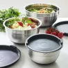 3 Saladiers avec couvercles